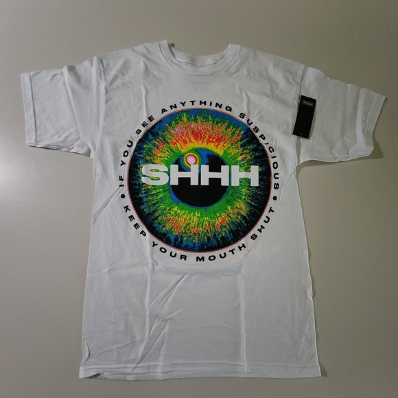 SHHH-BOBBY SHMURDA|Streetwear T-Shirt|Short Sleeve|Size Medium - Picture 1 of 3